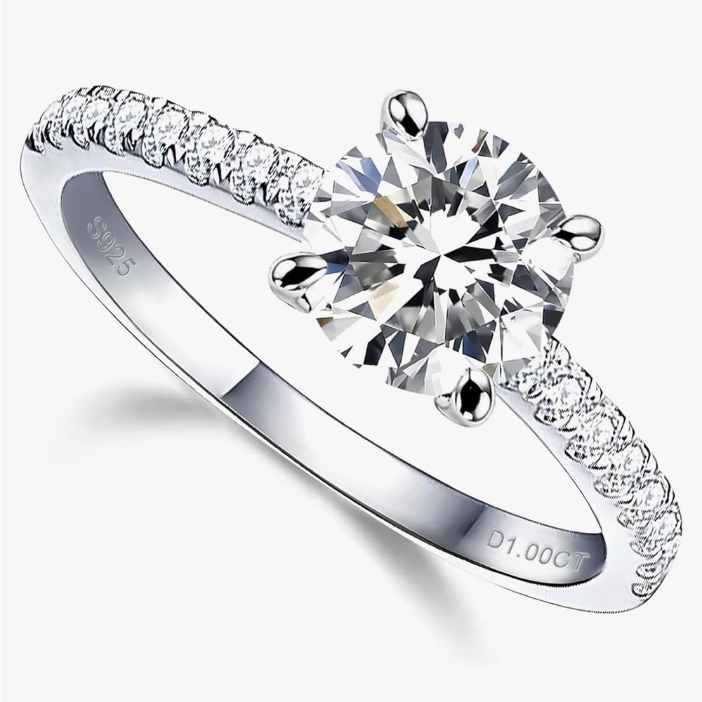 Moissanite ring